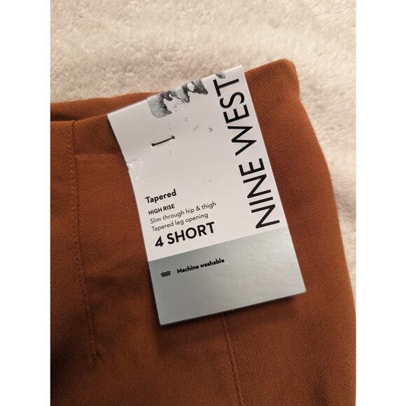 Nine West Tapered Pants, High Rise, 4 Short - Picture 5 of 6